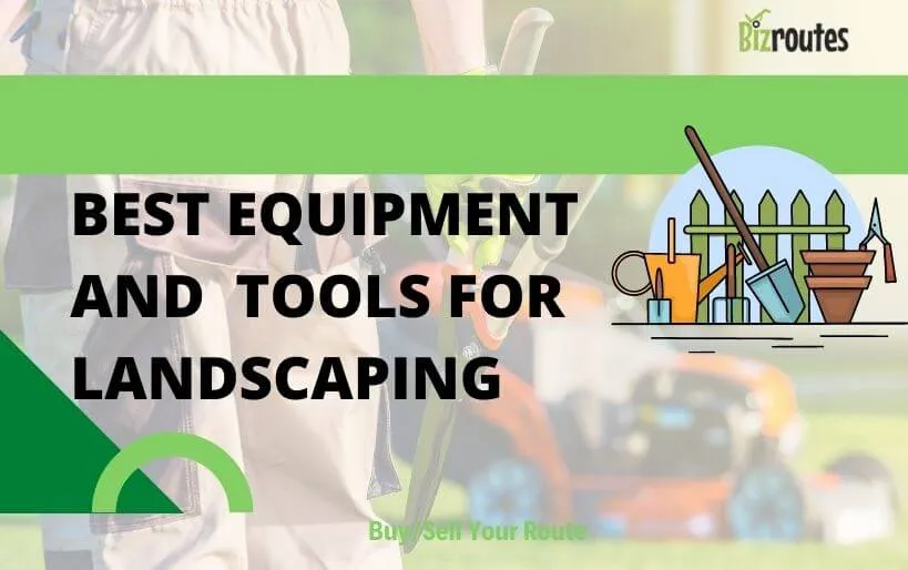 landscaper using tools for cutting 